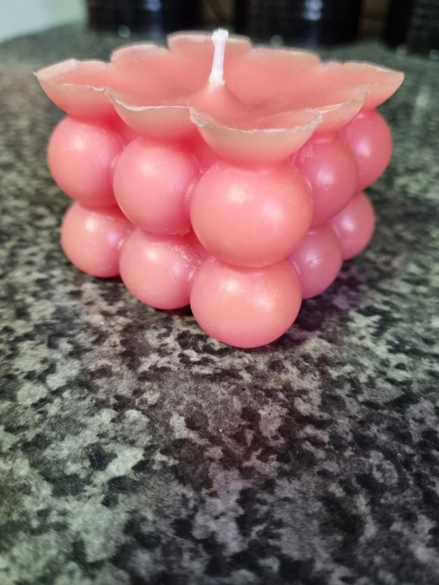 A lovely bubble candle